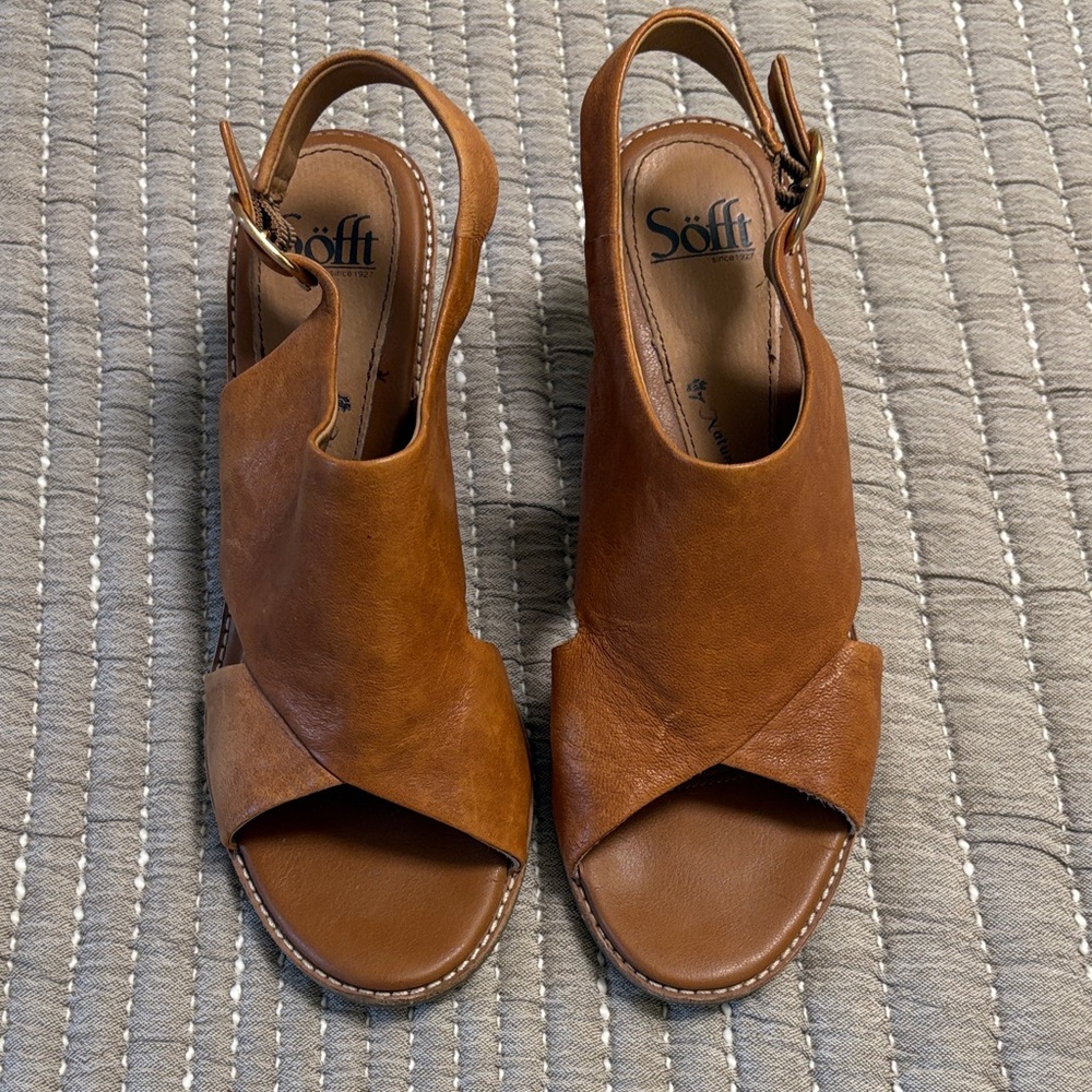 Women's Brown Leather Sandals